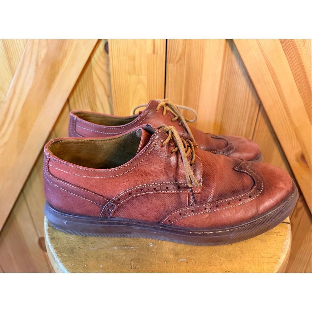 Arkbird  Men’s Oxford Redish Brown Leather Casual Shoes Size 10.5